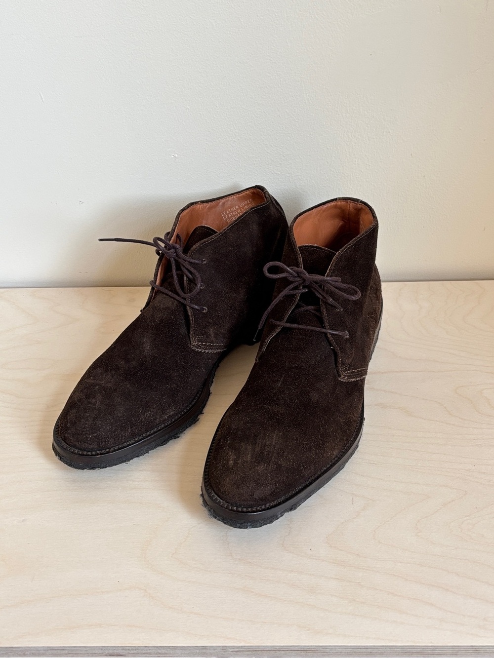 Calzoleria Toscana Brown Suede Chukka Boots Size 9